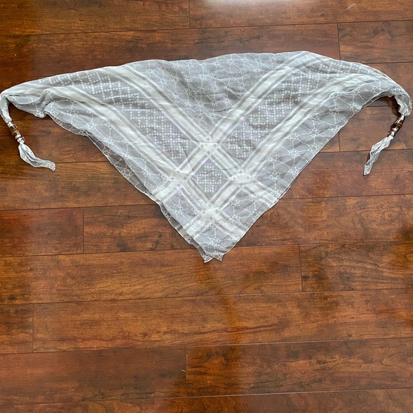 Gucci Linen Diamonds/Horsebit Scarf - Picture 4 of 8